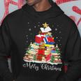 Christmas Library Tree Xmas Librarian And Book Lover V3 Men Hoodie Personalized Gifts