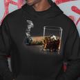 Cigar And Bourbon Great Gift For Cigar Lounge Lovers Hoodie Unique Gifts