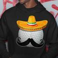 Cinco De Mayo - Golf Ball Mustache Mexican Golf Player Hoodie Funny Gifts