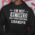 Cool Im Not Retired Im A Professional Grandpa Gift For Mens Hoodie Unique Gifts