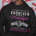 Coole Motorradfahrerin Hoodie, Heiße Bikerin Spruch für Damen Lustige Geschenke