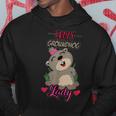 Crazy Groundhog Lady Funny Ground Hog Day Folklore Gift Hoodie Unique Gifts
