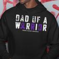 Crohns Disease Awareness Dad Of A Warrior Vintage Hoodie Funny Gifts