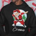 Crowe Name Gift Santa Crowe Hoodie Funny Gifts