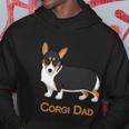 Cute Black Tricolor Pembroke Corgi Dad Dog Lovers Tshirt Hoodie Unique Gifts