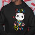 Cute Panda Bear Lovers Papa Panda Autism Father Puzzle Baby Hoodie Unique Gifts