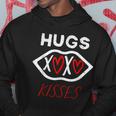 Cute Xoxo Hugs Kisses Valentines Day Couple Matching Hoodie Funny Gifts