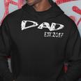 Dad Est 2017 New Daddy Father After Wedding & Baby Gift For Mens Hoodie Unique Gifts