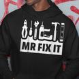 Dad Mr Fix It Funny Fathers Day For Father Of A Son Daddy Gift For Mens Hoodie Unique Gifts