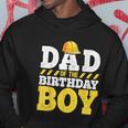 Dad Of The Birthday Boy Construction Birthday Party Hat Men Hoodie Unique Gifts