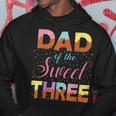 Dad Of The Sweet Three 3Rd Birthday Girl Ice Cream Party Hoodie Unique Gifts