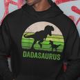Dada DinosaurRex Dadasaurus Fathers Day Family Hoodie Unique Gifts