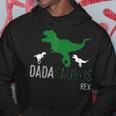 Dadasaurus Dad Dino Fathers Day Gifts Men Dinosaur V2 Hoodie Funny Gifts