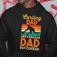 Dads Day | Retro Curling Dad Like A Regular Dad But Cooler Hoodie Unique Gifts Dads Day | Retro Curling Dad Like A Regular Dad But Cooler Hoodie Unique Gifts