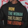 Damen Die Mutter Die Frau Die Floristin Die Legende Hoodie Lustige Geschenke