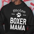 Damen Stolze Boxer Mama Dog Hunde Mutter Haustier Hoodie Lustige Geschenke