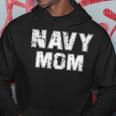 Damen US Navy Proud Mama Original Navy Vintage Mom Hoodie Lustige Geschenke