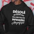 Desole Ce Gars Est Deja PrisInfirmiere Hoodie Lustige Geschenke