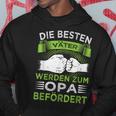 Die Besten Väter Werden Zum Opa V2 Hoodie Lustige Geschenke