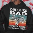 Dirtbike Motocross Dirt Bike Dad Mx Vintage Hoodie Funny Gifts