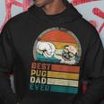 Distressed Best Pug Dad Ever Fathers Day Gift Hoodie Funny Gifts