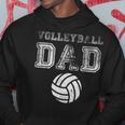 Distressed Quote Vintage Volleyball Dad Hoodie Funny Gifts