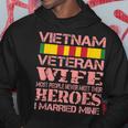 Distressed Vietnam War Veteran Wife Supporter V2 Men Hoodie Graphic Print Hooded Sweatshirt Funny Gifts