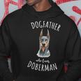 Doberman Pinscher Dad Dogfather Lover Gift Best Dog Owner Hoodie Unique Gifts