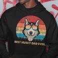Dog Vintage Best Husky Dad EverFathers Day Gifts Hoodie Funny Gifts