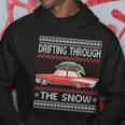 Drifting Through The Snow Ugly Christmas Sweater Hoodie Unique Gifts