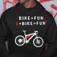 E-Bike Fahrer Geschenk T-Shir Ebike Radfahrer Elektrofahrrad Hoodie Lustige Geschenke