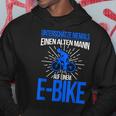 E-Bike Herren Spruch Elektrofahrrad Mann Fahrrad Hoodie Lustige Geschenke