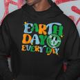 Earth Day Every Day Groovy Face Retro Planet Anniversary Hoodie Unique Gifts