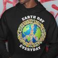 Earth Day Everyday Peace Symbol Environmental Earth Day Hoodie Unique Gifts