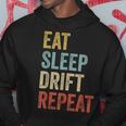 Eat Sleep Drift Repeat Drift Race Men Hoodie Graphic Print Hooded Sweatshirt Funny Gifts
