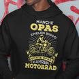 Echte Opas Fahren Motorrad Hoodie, Ideal für Großväter Lustige Geschenke