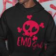 Emo Girl Pink Skull Emo Goth Music Ns Emotional Hoodie Unique Gifts