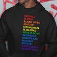 Equality Science Is Real Rainbow V2 Hoodie Unique Gifts