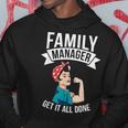 Familienmanager Bekommen Alles Hin Beste Mama Aller Zeiten Hoodie Lustige Geschenke