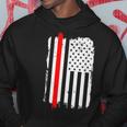 Firefighter Thin Red Line Amercian Flag | Usa Hoodie Funny Gifts