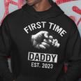 First Time Daddy New Dad Est 2023 Fathers Day GiftHoodie Unique Gifts