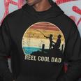 Fishing Reel Cool Dad Father And Son Fathers Day Vintage Hoodie Personalized Gifts