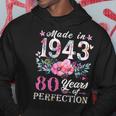 Floral 80Th Birthday Gift Ideas For Women Best Of 1943 Hoodie Funny Gifts