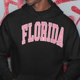 Florida Beach Preppy Pink Font Hoodie Unique Gifts