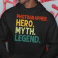 Fotograf Hero Myth Legend Vintage Fotograf Hoodie Lustige Geschenke