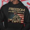 Freedom Isnt Free Flag Raising On Iwo Jima Military Hoodie Unique Gifts