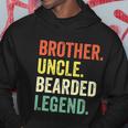 Funny Bearded Brother Uncle Beard Legend Vintage Retro Hoodie Unique Gifts