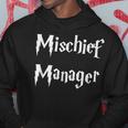 Funny Mischief Manager Kids Mom & Dad Gift Hoodie Funny Gifts