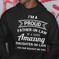 Funny Proud Father In Law Dad Fathers Day Gift Ideas V2 Hoodie Funny Gifts