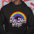 Funny Retro Vintage Free Mom Hugs Rainbow Lgbtq Pride Hoodie Unique Gifts